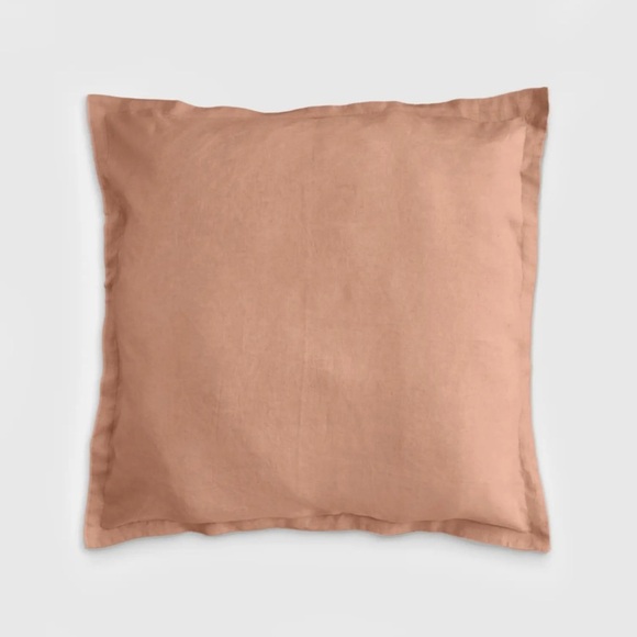 NWT QUINCE European Linen Euro Sham Desert Sunset 3272 - Picture 1 of 7